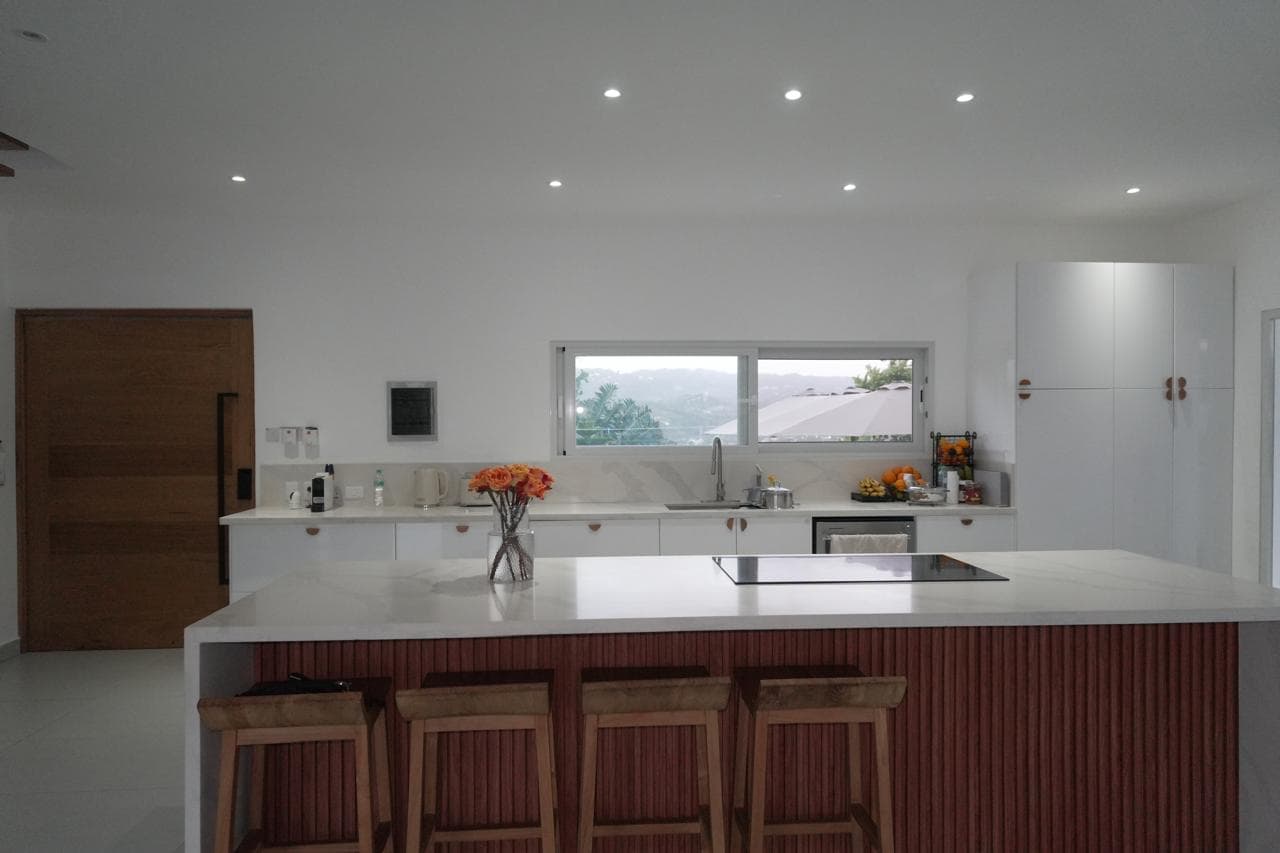 Kitchen island detail
