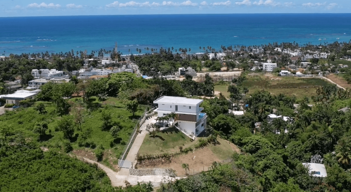 Drone beach view